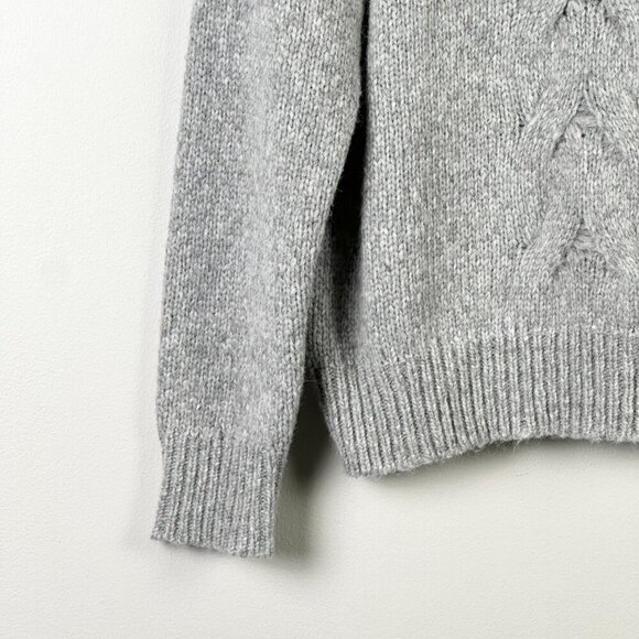 White & Warren Alpaca Wool Blend Mock Neck Sweater - Picture 5 of 8